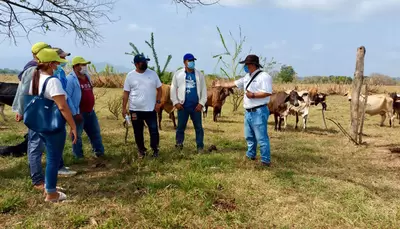 Secretaría de Desarrollo y Agroindustrial de Córdoba acompaña en proyecto productivo a familias del tesoro