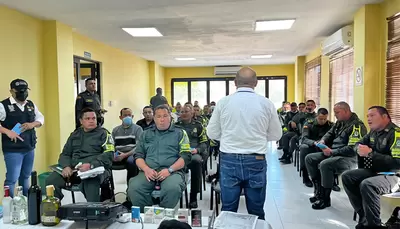 Grupo Anticontrabando Córdoba capacitó a policías de tránsito del departamento
