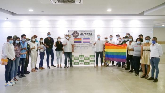 Gobernación de Córdoba firma el pacto por la Población  LGTBI del Departamental